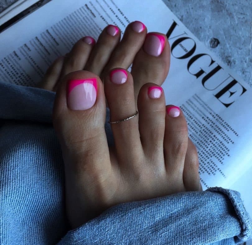 Резултати от обучение по педикюр